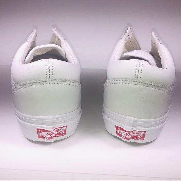 VANS OG Old Skool LX VLT White Leather Sneakers - Picture 6 of 9